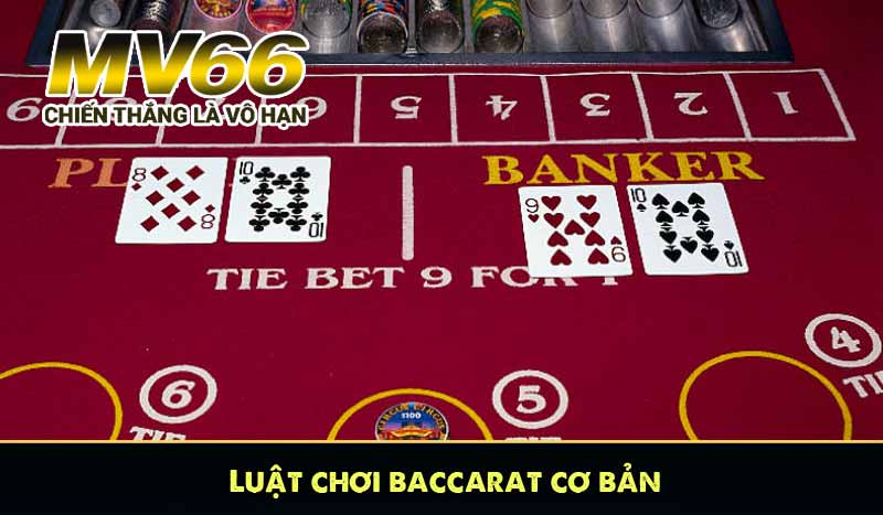 Luật chơi baccarat cơ bản