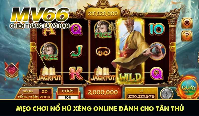 Mẹo chơi nổ hũ xèng online dành cho tân thủ