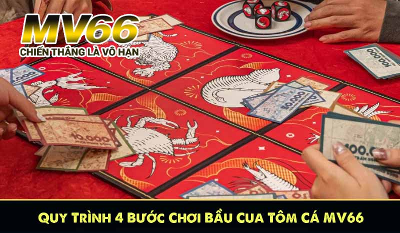 Quy Trình 4 Bước Chơi Bầu Cua Tôm Cá MV66